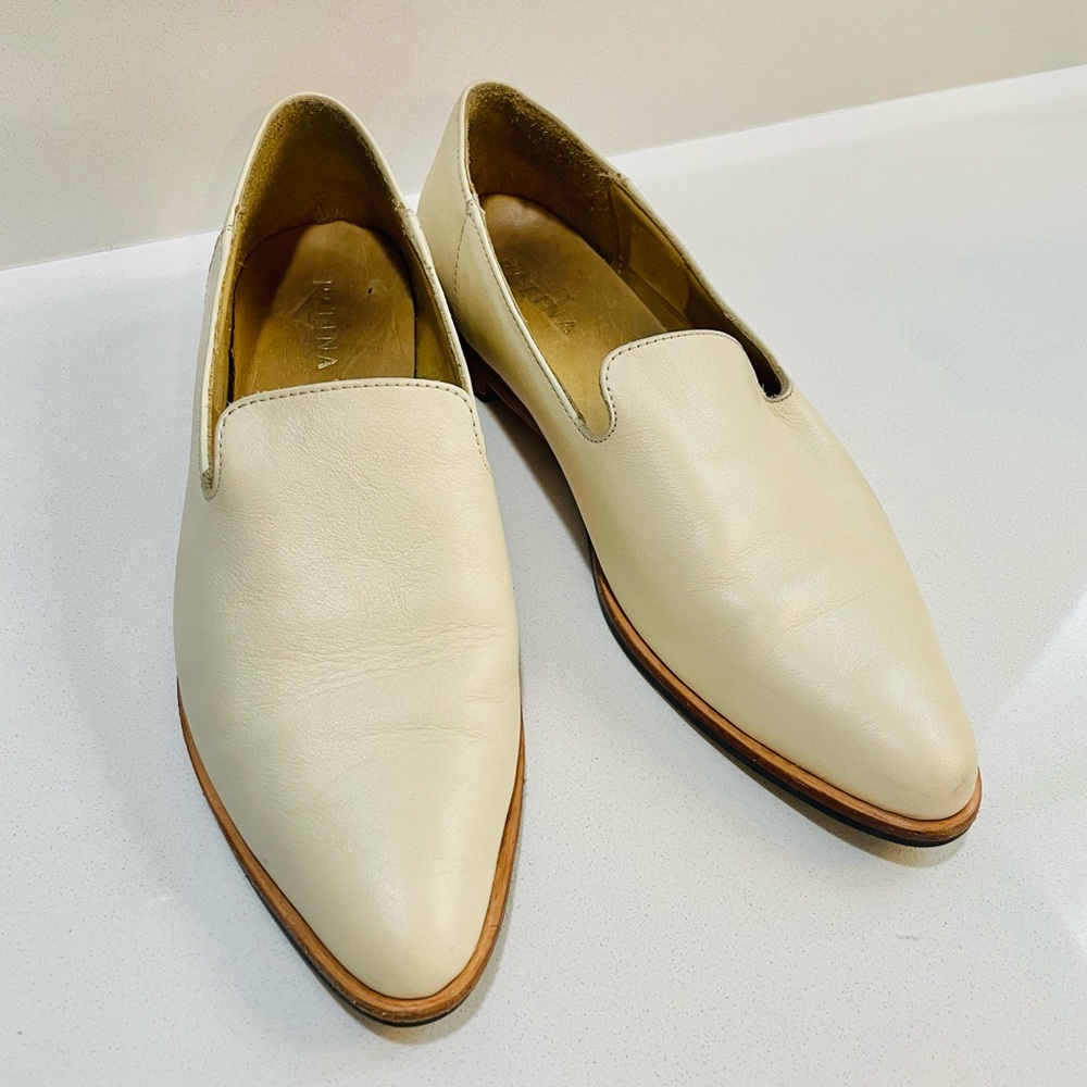 Patina Leather Flats